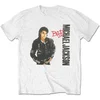 Michael Jackson Unisex majica Bad White XXL