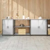 Kuhinjski set za pohranu HATTEM 3 pcs Srebrna Nehrđajući čelik