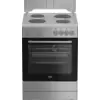 Beko Električni šporet FBE66000DS, 66l, Srebrne boje