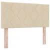 Vidaxl Vzglavje krema 100 cm blago