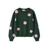 NAME IT Pulover NKFOLISA temno zelena/roza