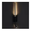 LED zidno svetlo TORCH LED/6W/230V + LED/3W crna