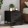 Vidaxl vidaXL Nočne omarice 2 kosa črne 40x30x40 cm, material na osnovi lesa