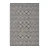 Črno-bela zunanja preproga NORTHRUGS Karo, 140 x 200 cm