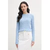 U.S. Polo Assn. pulover ženski bombažen CREW NECK CABLE