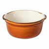 Opečnato oranžna/bež lončena skledica 560 ml Poterie – Casafina