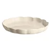 Tart tray, ceramic, 31 cm, Clay, Madeleine - Emile Henry