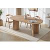 Hanah Home Trpezarijski sto Sabella, 200x75x90 cm, Boja hrasta