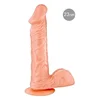 RM Real Body Bruce 8 Dildo sa testisima, 23cm