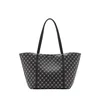 MANGO Nakupovalna torba PORTA temno modra / off-bela