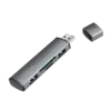 shumee USB 3.2 Gen2 2-portni hub z bralniki kartic, Logilink, UA0394