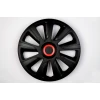 CAR 888 ACCESSORIES Univerzalne Ratkapne 16 Black/Red Abs Set