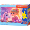 Castorland - Puzzle Princesa z enorožcem - 1 - 39 kosov