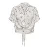 ONLY Bluza ONLPAULA modra / temno modra / bela