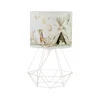 Dečija stona lampa KIDS ROOM 1xE27/60W/230V, prečnik 18 cm, sa motivom životinjica