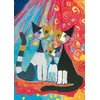 Schmidt - Puzzle Rosina Wachtmeister: Srečna mačja družina - 1 000 kosov