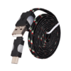 Havana podatkovni kabel Type C na Type A (USB) z led lučko črn