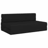 Sofa na razvlačenje Crna 152 x 86,5 x 60 cm Tkanina