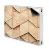 tulup.si Pokrov radiatorja Leseni 3d vzorec 80x60 cm