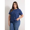 Trendyol Curve Ženska majica Tbbss24Bf00029, Plava