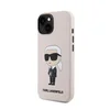 KARL LAGERFELD Maska za telefon Hc Silicone NFT Ikonik za iPhone 15 roze