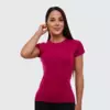 GymBeam Ženska majica kratkih rukava FIT Burgundy