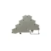 Wago 4-nivojski konektor za tirnico 4 mm2 za elektromotorje L1 - L2 - L3 siv 281-532
