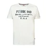 Petrol Industries Majica temno modra / bela