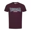 LONSDALE Majica Dukinfield  marine / bordo / bela