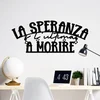 Wallity Zidna dekoracija La Speranza 2, 60x26cm, Crna