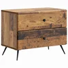 vidaXL Nočna omarica Star les 62 x 34,5 x 47,5 cm Inženirski les