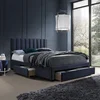 Homestar Postelja GRACE z vzmetnico HARMONY DELUX 160x200 cm modra
