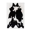 Kayoom PREPROGA Z VISOKIM FLOROM Rabbit Animal Schwarz / Weiß 120/160 cm taftano črna, bela