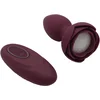 Rose Flash Light Up Butt Plug z gumbom na dotik (9,5 cm)