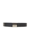 Ženski pas Calvin Klein Logo Plaque Elasticated Belt 3.0 K60K612931 Črna