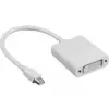 FAST ASIA Adapter - konvertor Mini DisplayPort (M) - DVI (F) beli