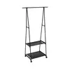 5five - Stalak za kapute FESY 156x83 cm crna