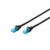 Digitus | DK-1512-005/BL | 2x RJ45 (8P8C) konektorja. Struktura: 4 x 2 AWG 26/7, zasukana parica. Zaščita pred pregibanjem, razbremenitvijo natezanja in zaščito zapaha.