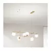 Ondaluce - Luster na sajli JEWEL 6xE14/10W/230V zlatna/bela