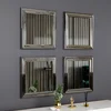 Hanah Home Set 4 ogledala Srebrna