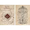 Pyramid Harry Potter - Map and School List, komplet 2 plakatov - 52 × 38 cm (PPB35442)