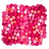 Akrilni Pom Poms, 1 cm - 120 kosov | Različne barve | Pink