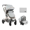 KikkaBoo kolica Kaia light grey set 2in1 sa autosedištem ( KKB10199 SET )