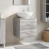 Umivaonik s policom Siva Sonoma 49,5 x 44,5 x 66,5 cm