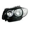 OEM Kristalni farovi Angel Eyes BMW E87 (2004-2007), Crni
