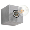 Sollux SL.0682 - Zidno svetlo ABEL 1xE27/60W/230V, betonsko