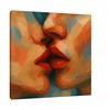 Canvas Slika na platnu Poljubac u boji, Bez rama, 60x60cm