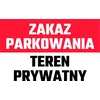shumee Znak za prepoved parkiranja 20x30 cm PVC T033