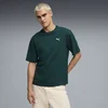Mens Puma WARDROBE ESS Boxy T-Shirt, Green, Size S, Clothing