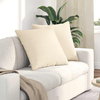 Jastučići za sofu 2 pcs Krema 80 x 80 cm Kordura tekstil